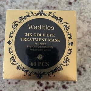 Wadities 24k gold eye treatment masks 60 pcs NIB
